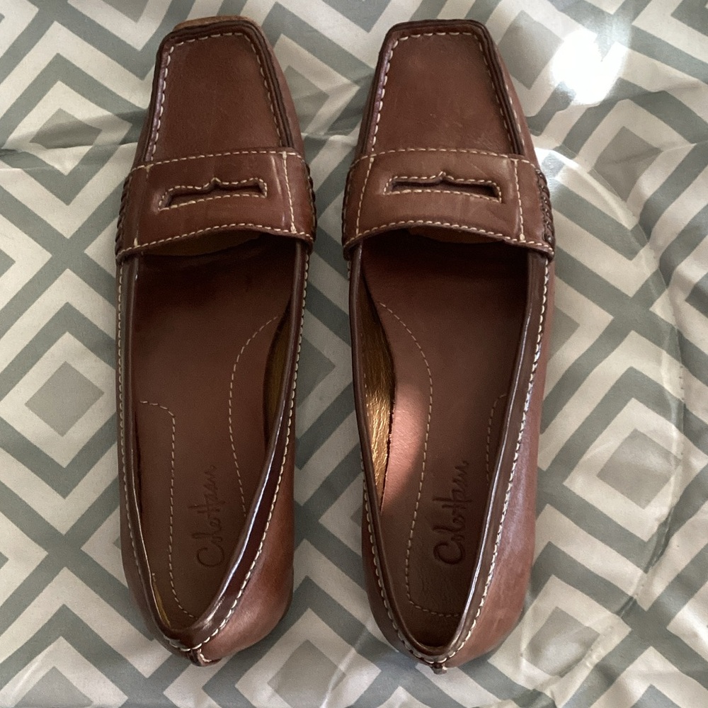 Cole Haan Tan Leather Flats